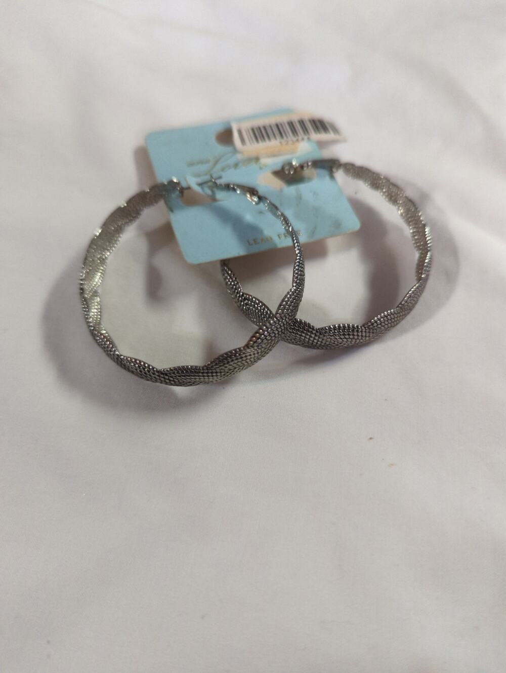 And Lovely silver Hoop earrings